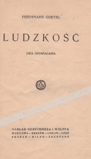 Ludzkość. Dwa opowiadania