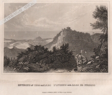 [rycina, ok. 1860] Environs of Cuma and Lago. D'Averno with Lago de Fussaro  [Kume (Cumae), jeziora Averno i Fussaro]