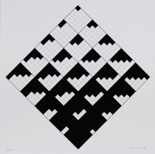 [serigrafia, 1979] [Diagonalna gra 5 x 5]