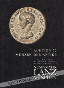 [katalog aukcyjny] Numismatik Lanz. Auktion 72, Munzen der Antike, 29 Mai 1995