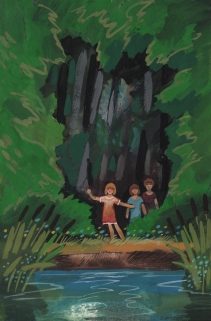 [rysunek, 1987] "Ucieczka"