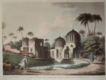 [grafika, ok. 1801] Sepulchres of Arabian saints near Rosetta
