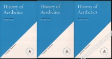 History of Aesthetics, t. I-III