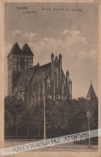 [pocztówka, lata 20-te] Toruń, kościół św. Jakuba Thorn. Jacobskirche