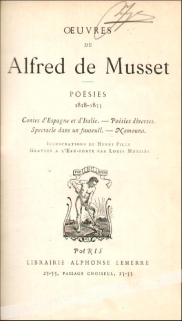 Poesies 1828-1833. Contes d'Espagne et d'Italie. Poesies diverses. Spectacle dans un fauteuilNamouna