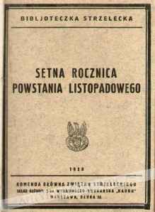 Setna rocznica Powstania Listopadowego