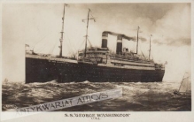 [pocztówka, ok. 1926] S.S.\"George Washington\" U.S.L.