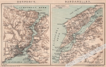 [mapa, 1898] Bosporus. Dardanellen [Bosfor. Dardanele]