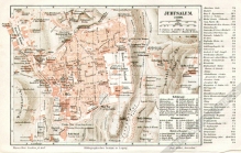 [mapa, 1895] Jerusalem [Jerozolima]