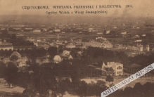 [pocztówka, 1909] Częstochowa. Wystawa Przemysłu i Rolnictwa 1909. Ogólny Widok z Wieży Jasnogórskiej