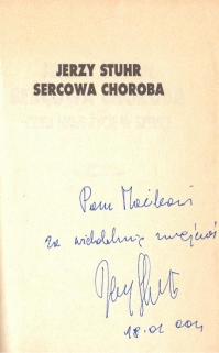 Sercowa choroba czyli moje życie w sztuce [autograf]