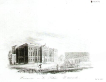 [rycina, 1835] Warsovie - Le Palais Krasinski [Warszawa. Pałac Krasińskich]