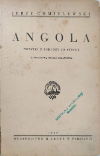 Angola. Notatki z podróży po Afryce