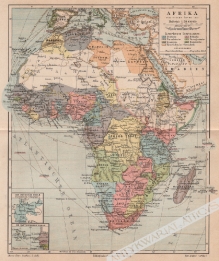 [mapa, Afryka, 1899] Afrika