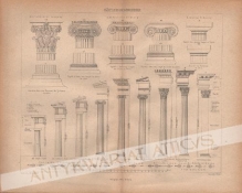 [rycina, 1878] Säulenordnungen [greckie porządki architektoniczne]