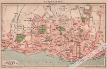 [mapa, 1895 ] Lissabon [Lizbona]