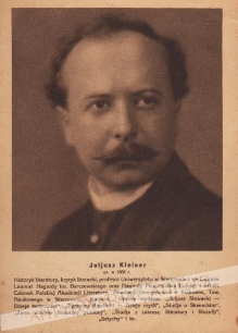 [pocztówka, 1933] Juljusz Kleiner