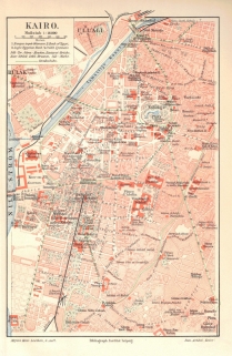 [mapa, 1896] Kair [plan Kairu]