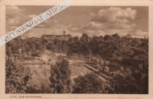 [pocztówka, lata 1920-te] Łódź. Park Sienkiewicza