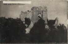 [pocztówka, lata 1910-te] Ruiny zamku Esterki w Bochotnicy