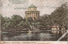 [pocztówka, ok. 1916] Warszawa, Ogród Saski - Sachsischer Garten