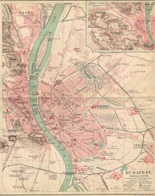 [plan miasta Budapeszt, ok. 1886] Budapest