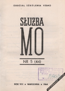 Służba MO, rok VIII (1964), nr 1, 2, 5, 6 [współoprawne]