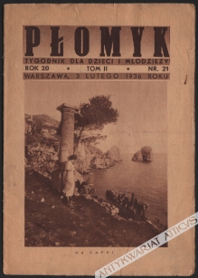 Płomyk. Tygodnik dla dzieci i młodzieży. Rok 20, nr 21 (3 lutego 1936 r.)