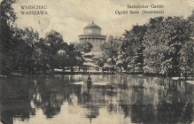 [pocztówka, ok. 1915] Warszawa, Ogród Saski . Warschau. Sachsischer Garten