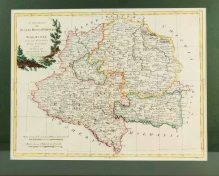 [mapa, Rusi Czerwonej, Podola i Wołynia 1781] Li Palatinati della Russia Rossa Podolia e Wolhynia