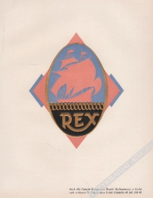 [druk reklamowy, 1935] Rex [Fabryka Rękawiczek Bracia Radziejewscy]