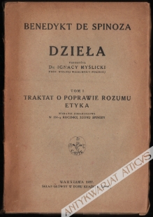 Traktat o poprawie rozumu. Etyka