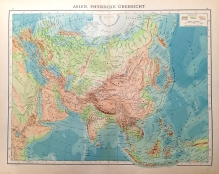 [mapa, 1900] Asien. Physische Ubersicht [Azja. Mapa fizyczna]