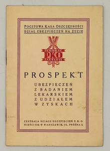 Prospekt ubezpieczeń z badaniem lekarskiem z udziałem w zyskach
