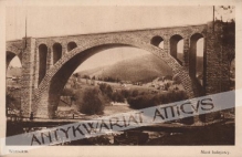 [pocztówka, 1927] Worochta. Most kolejowy 