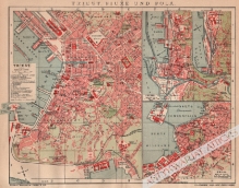 [plany miast, 1909] Triest, Fiume und Pola