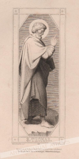 [rycina, ok. 1850] S. Thomas [Święty Tomasz]