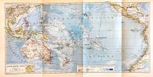[mapa, 1883] Australiche Inseln  [Australia i Oceania, Pacyfik]