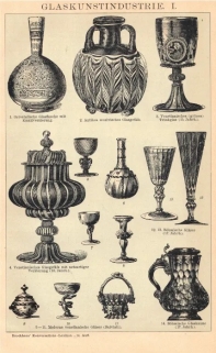 [ryciny, 1902] Glaskunstindustrie I-II [szkła historyczne]