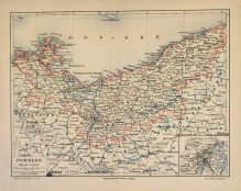 [mapa, ok. 1887] Pommern [Pomorze]