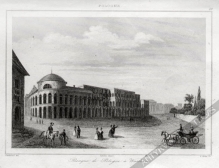 [rycina, Warszawa, 1840] Banque de Pologne a Warsovie  [Warszawa. Plac Bankowy]