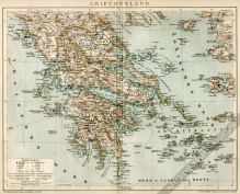 [mapa, 1895] Griechenland [Grecja]