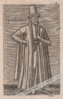 [miedzioryt, ok. 1650] Gentilhomme Grec [szlachcic grecki]