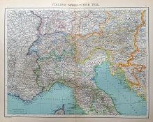 [mapa, 1900] Italien. Nordliche Teil [Włochy. Część północna]