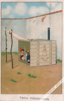 [pocztówka, ok. 1930 r.] Nędza mieszkaniowa