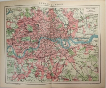 [mapa, 1905] Inner-London [plan Londynu]