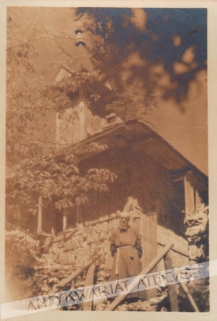 [fotografia na papierze pocztówkowym, ok.1920] Pieniny Pustelnia