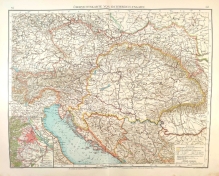 [mapa, 1899] Ubersichtskarte von OSTERREICH-UNGARN [Austro-Węgry]