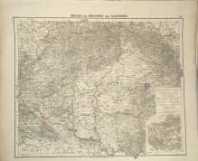 [mapa, 1879] Ungarn mit Kroatien und Slawonien [Węgry, Chorwacja i Słowenia]
