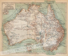 [mapa, Australia,1884] Australien 